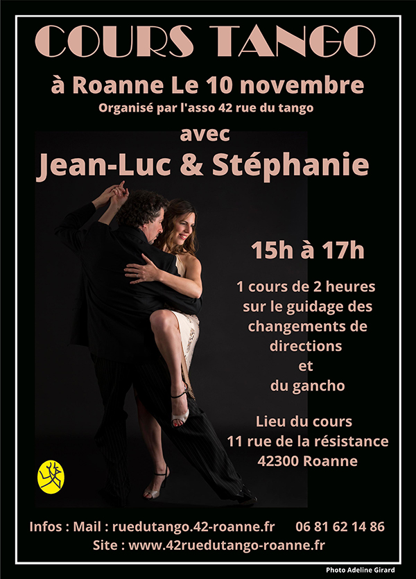 Stage Tango Jean-Luc COLAS - Roanne novembre 2018